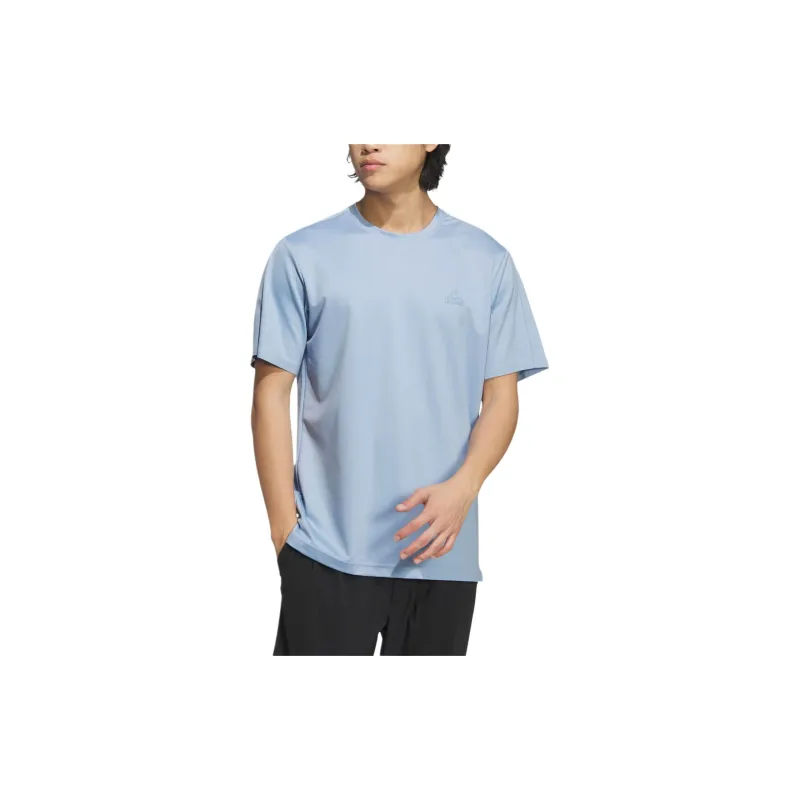 Adidas T Shirts Men Sky Blue-1