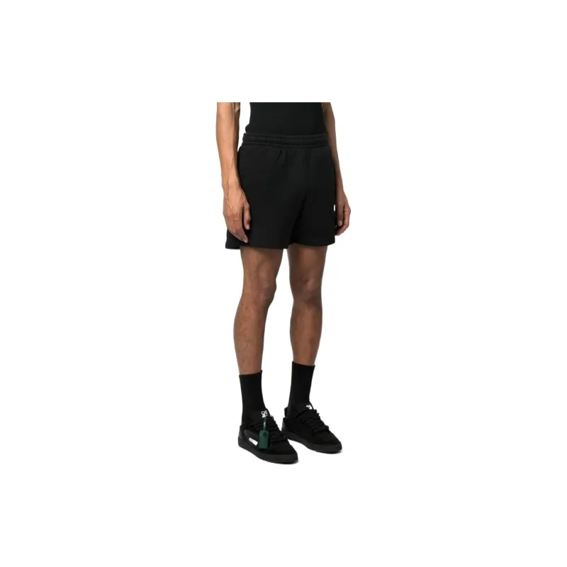 OFF WHITE Logo Embroidery Track Shorts-3