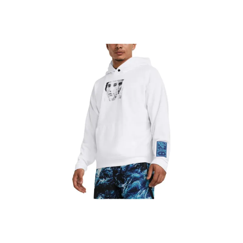 Under Armour x LIXIAOLONG LIANMINGKUAN UA Spring Collection Bruce Lee Collaboration Sweatshirt Men's White-2