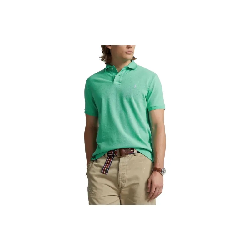 Polo Ralph Lauren Polo Shirts Men Light Green-2
