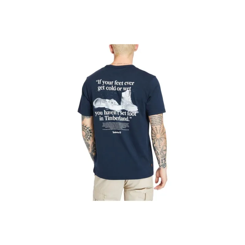 Timberland T Shirt Men's Dark Sapphire-4