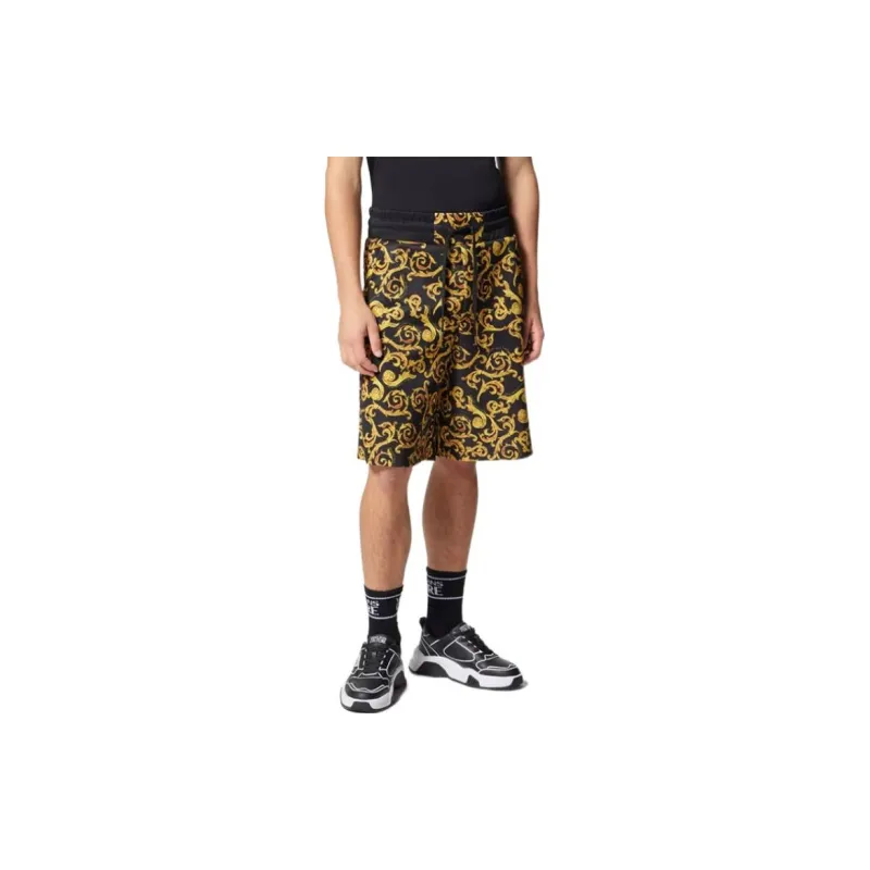 VERSACE JEANS COUTURE Baroque print Knee length Shorts-3