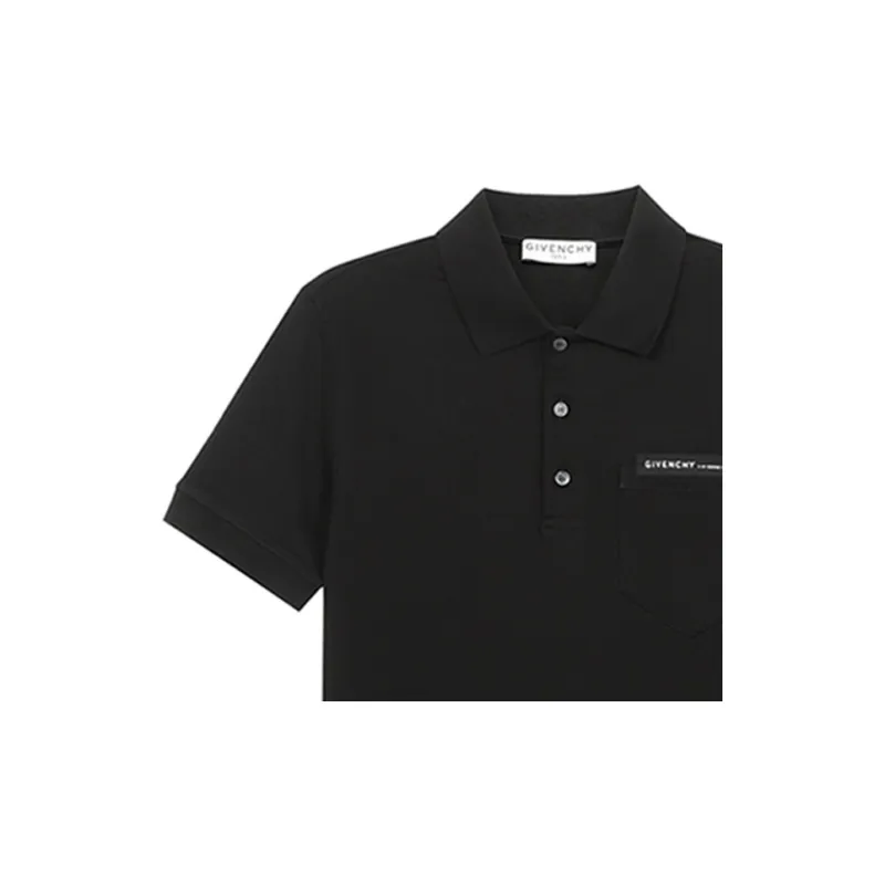 Givenchy Polo Shirts Men Black-4