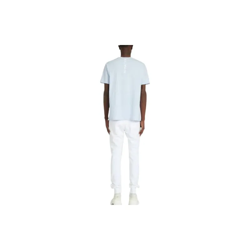 BALMAIN T-Shirts Men Blue-3