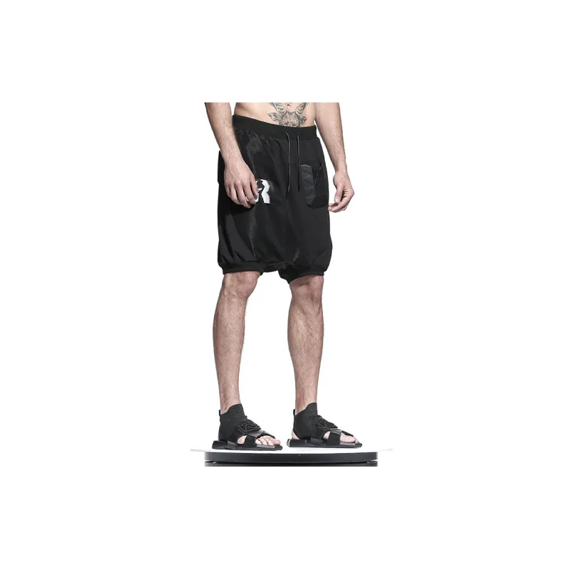 NORVINCY Sports Breathable Polyamide Casual Shorts Unisex Black-4