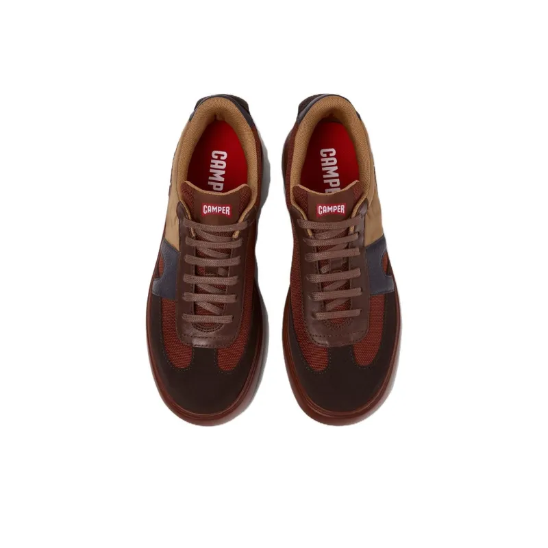 CAMPER Runner Low-Top Skateboard Shoes Women's Brown-3