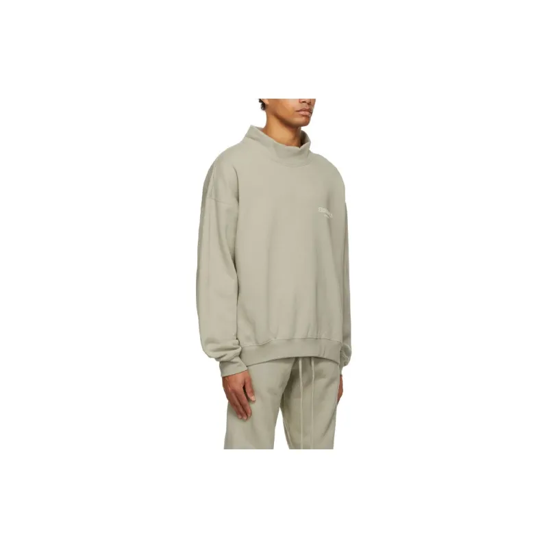 Fear Of God Essentials SS22 Sweatshirt Men's Gray Green-5
