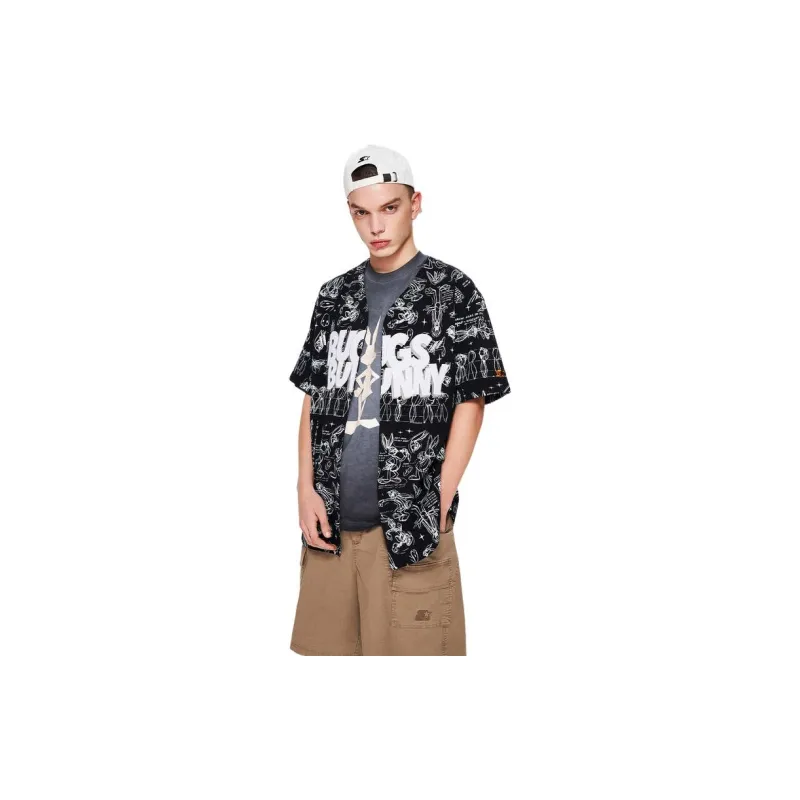 STARTER Baseball Jerseys Unisex Black-2