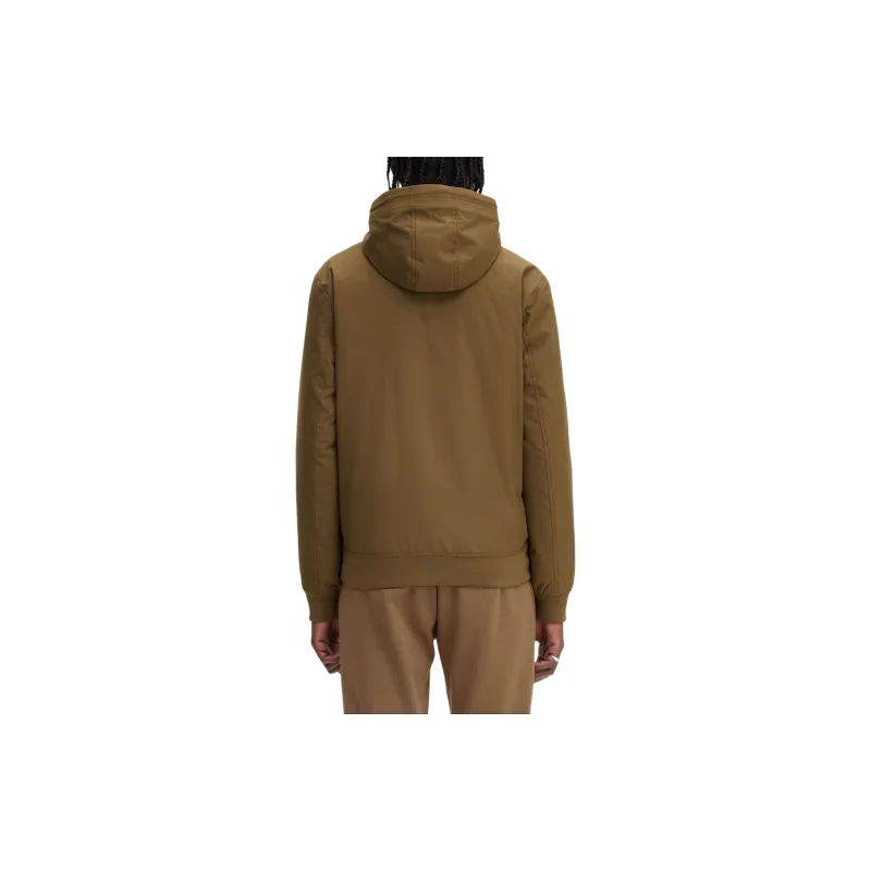 FRED PERRY Hooded Brentham Jacket Jackets & Coats Men's Contour Stone Color-3