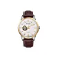 Brown with Gold Case White Dial
