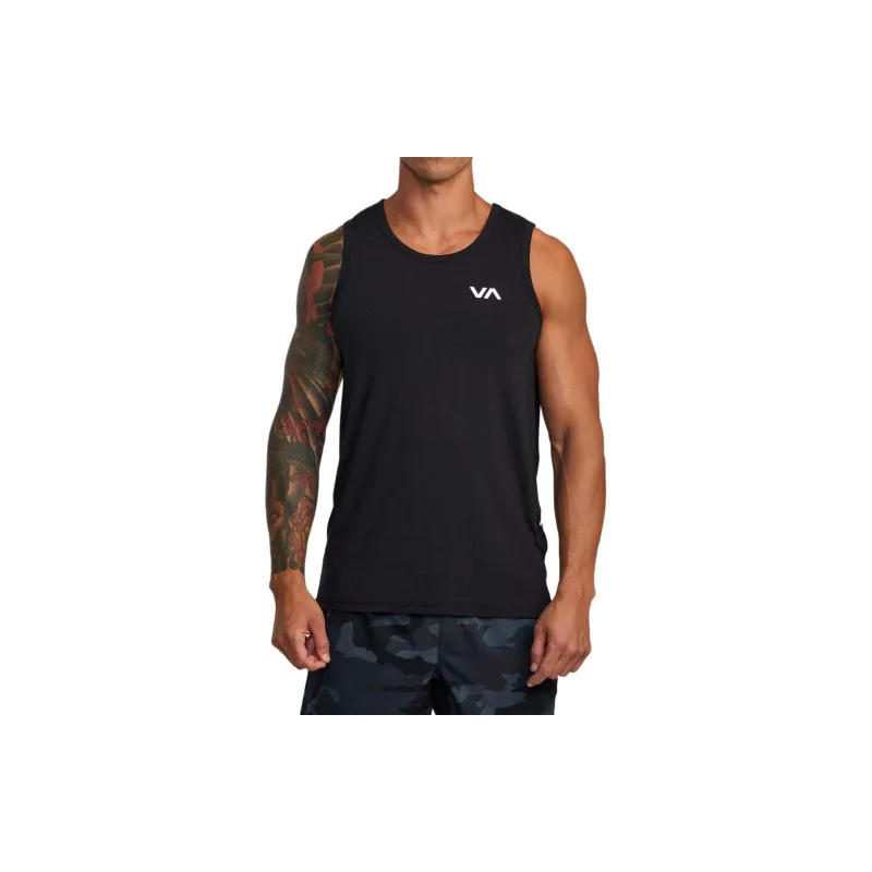RVCA Tank Tops Unisex Black-2