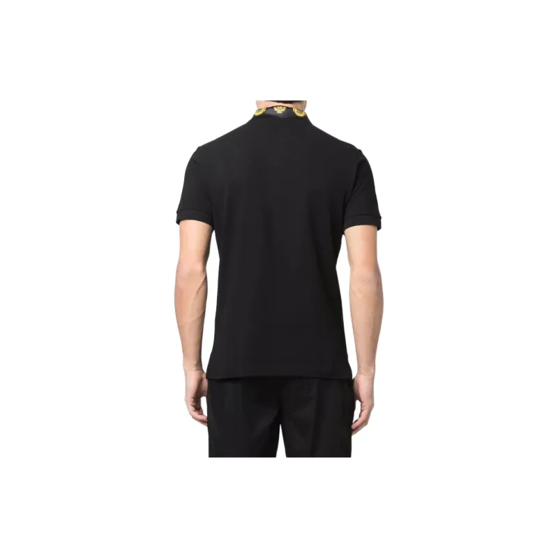 VERSACE JEANS COUTURE SS22 Polo Shirt Men's Black-4