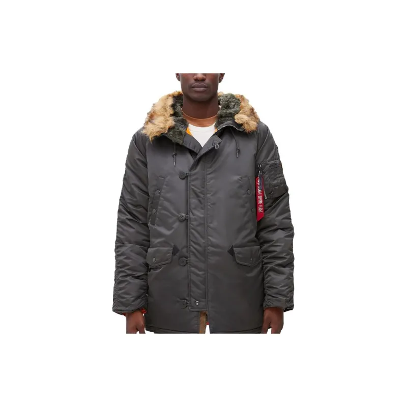 Alpha Industries Jackets Men Gray-1