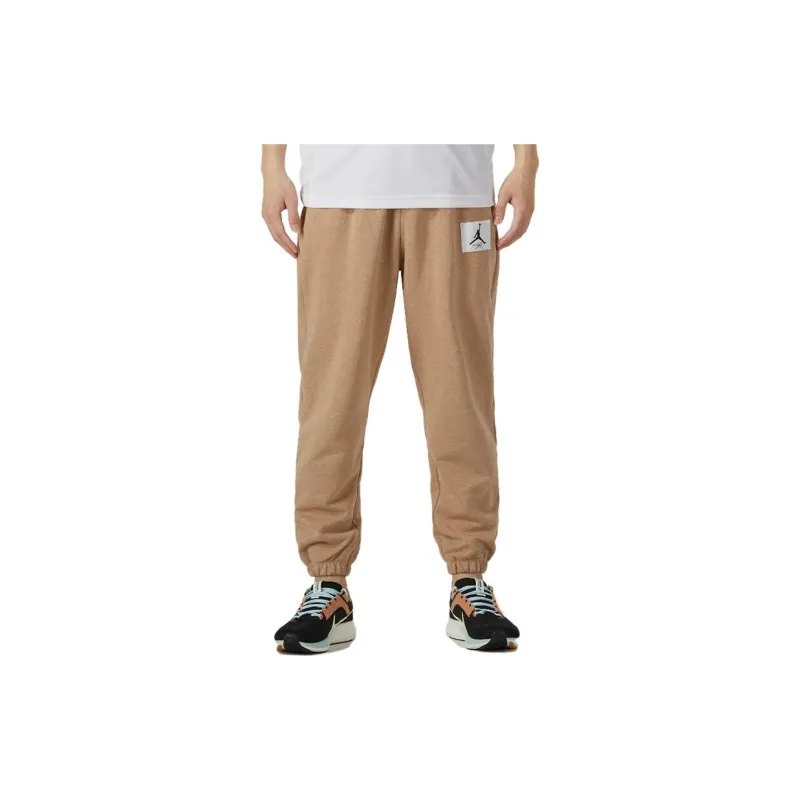 Jordan Knitted Sports Pants Men's Khaki-2