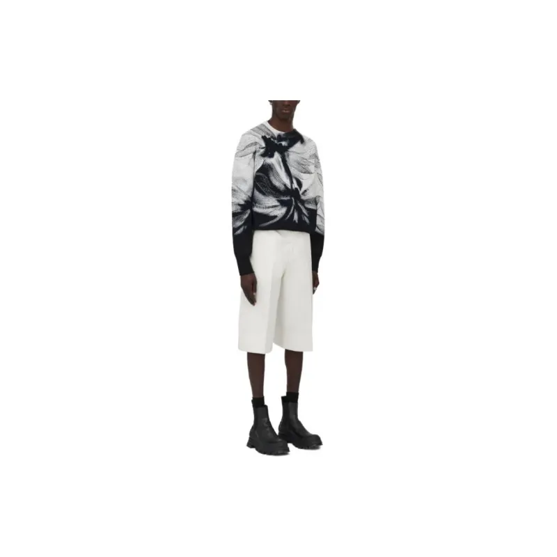Alexander McQueen Graphic Printed Crewneck Sweater-3