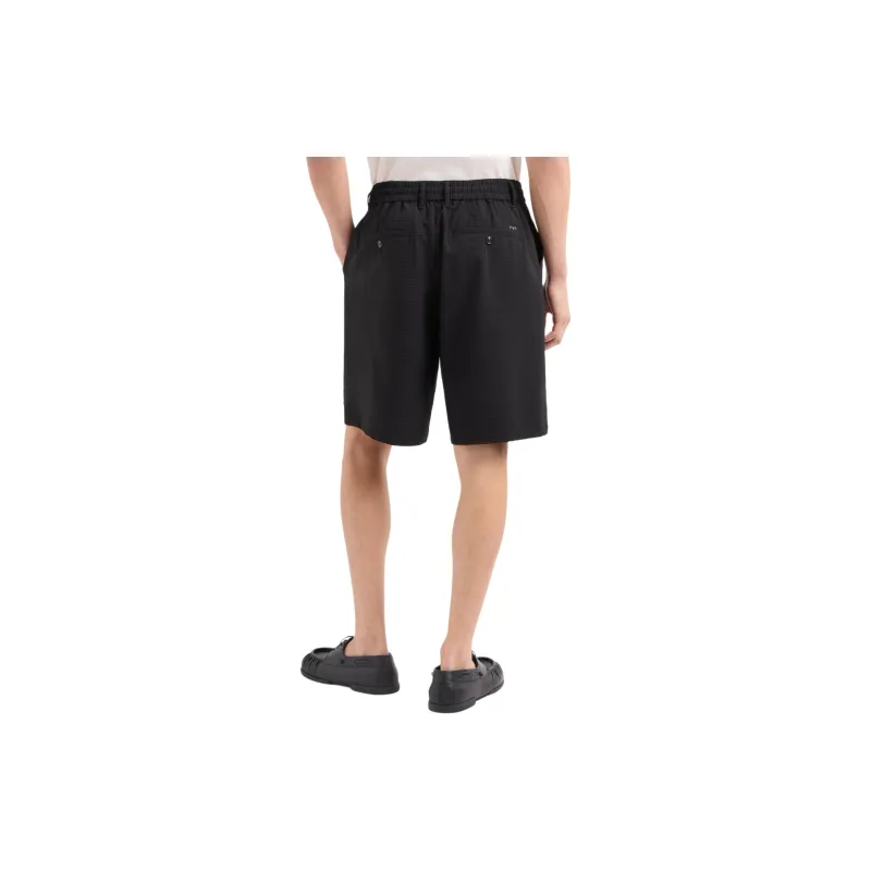 EMPORIO ARMANI FW24 Casual Shorts Men's Black-1