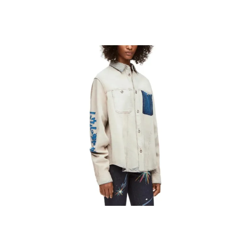 LOEWE LOEWE X Howl's Moving Castle SS23 Jackets Coats Unisex Indigo-3
