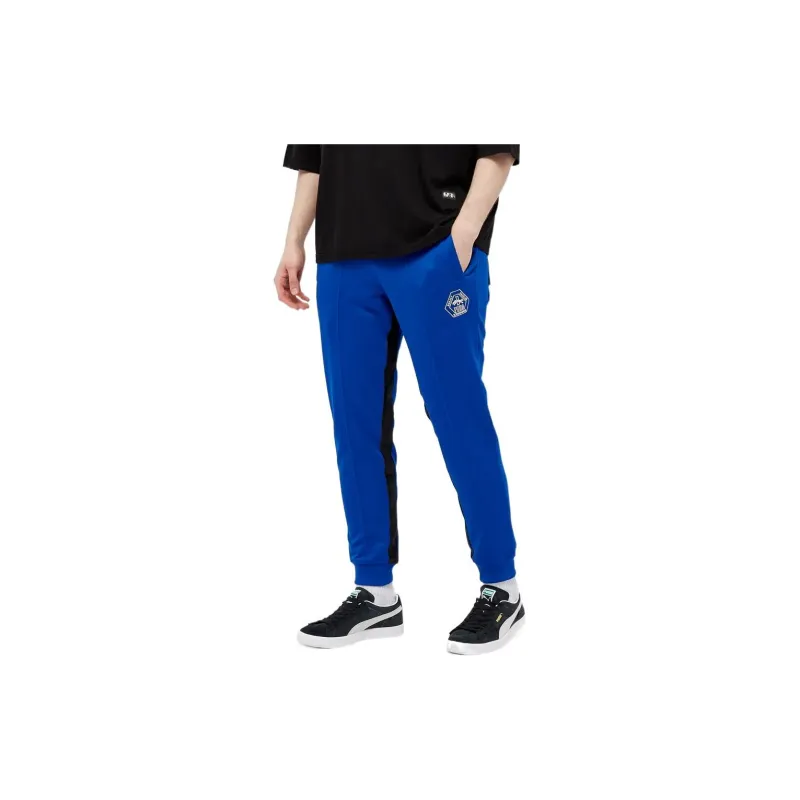 PUMA Knitted Sweatpants Unisex Blue-3