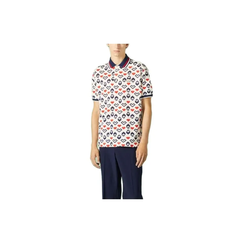 GUCCI FW23 Polo Shirt Men's Multicolor-1