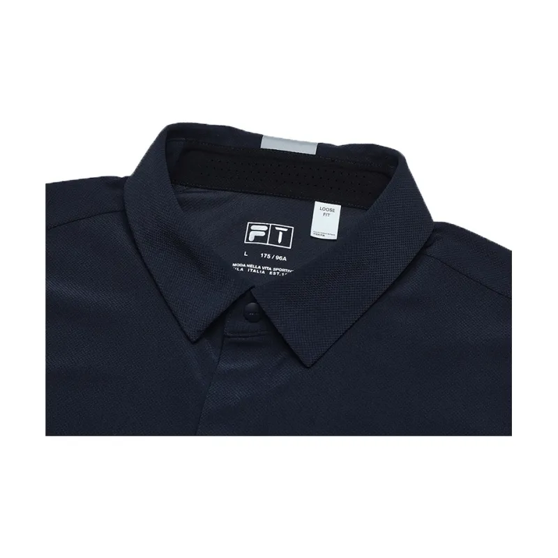 FILA Polo Shirt Men's Tide Blue-4