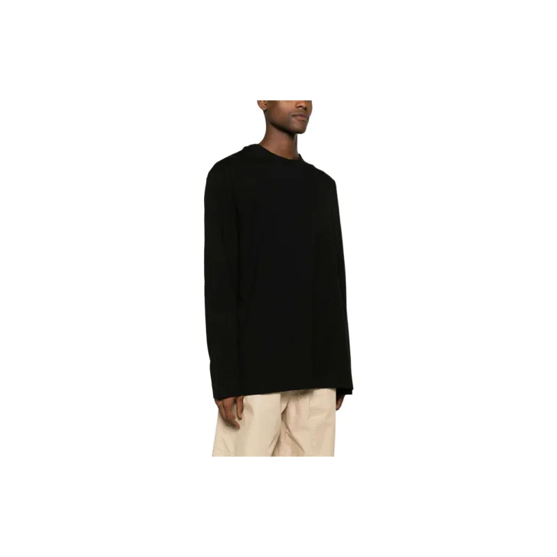 JIL SANDER Side slits Cotton T shirt-1