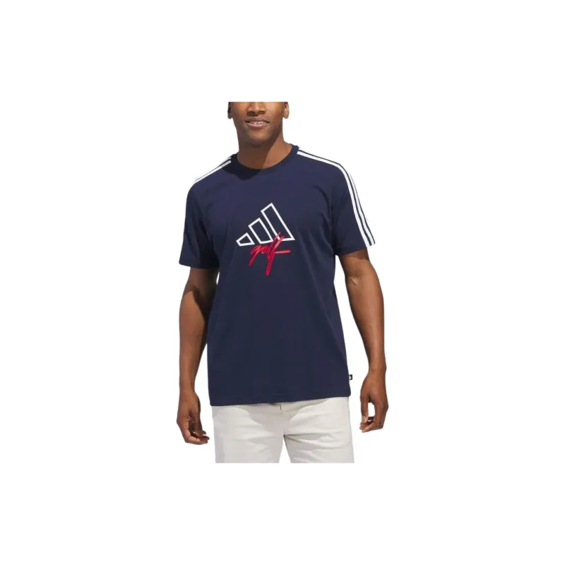 Adidas T Shirt Men's University Marine Blue-1