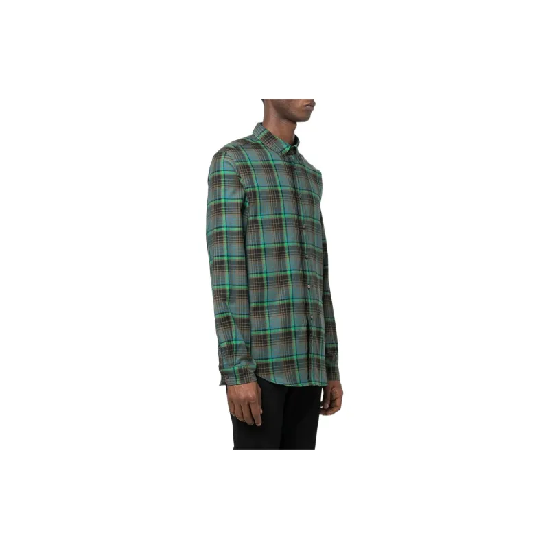 Paul Smith Shirts Men Green-2