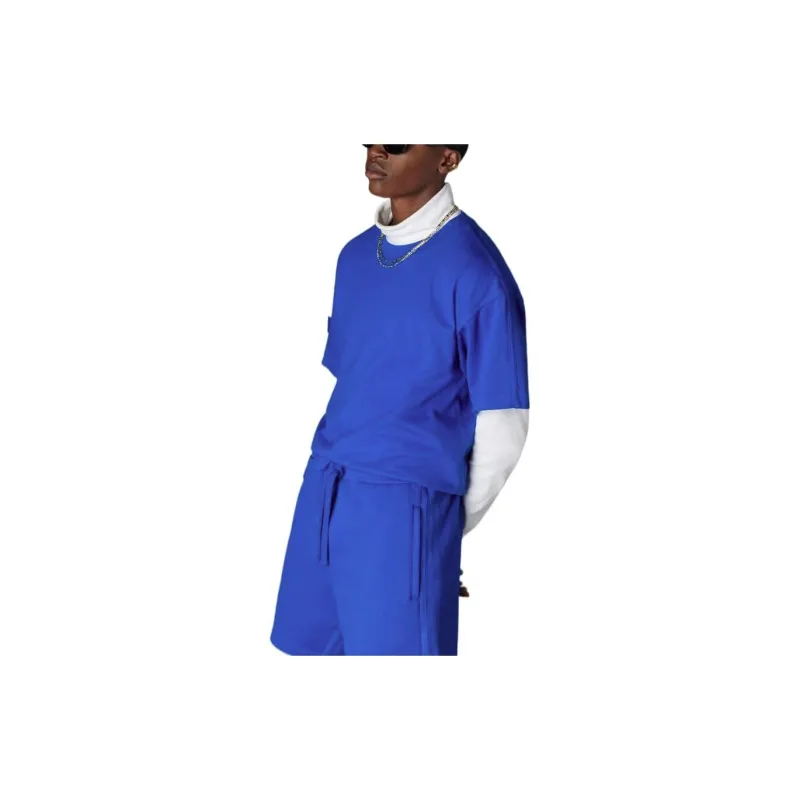 Adidas Originals Casual Shorts Men Blue-4
