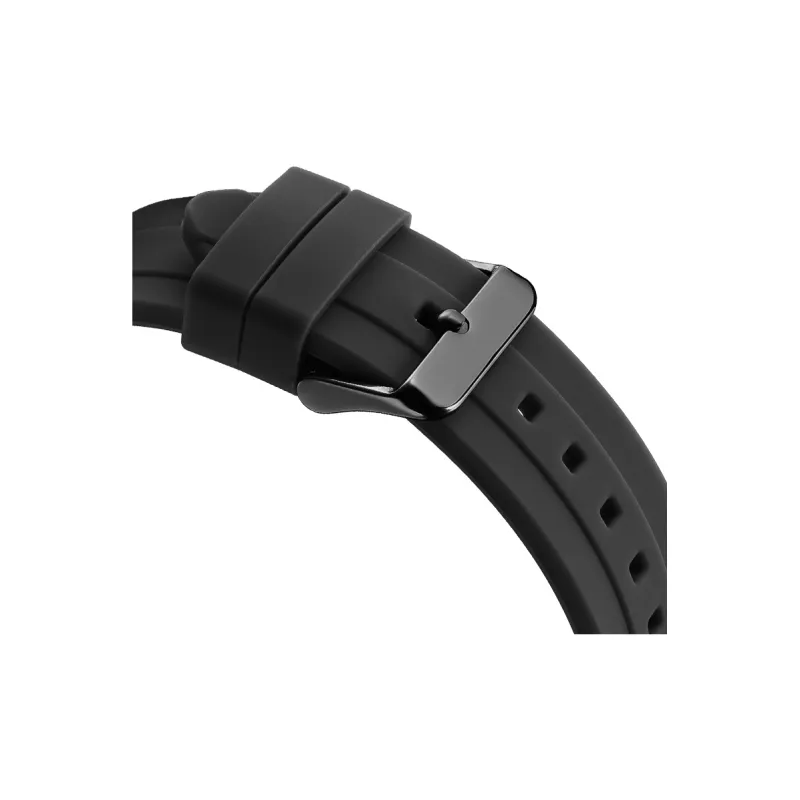 DANIEL GORMAN Daniel Golman Watch For Men Mechanical Movement Silicone Strap Watch Men's Watches Black Dial-6
