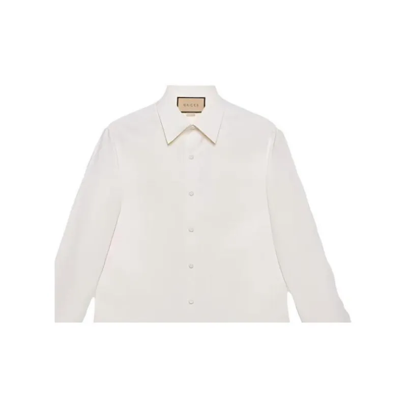 GUCCI Shirts Men Ivory White-4