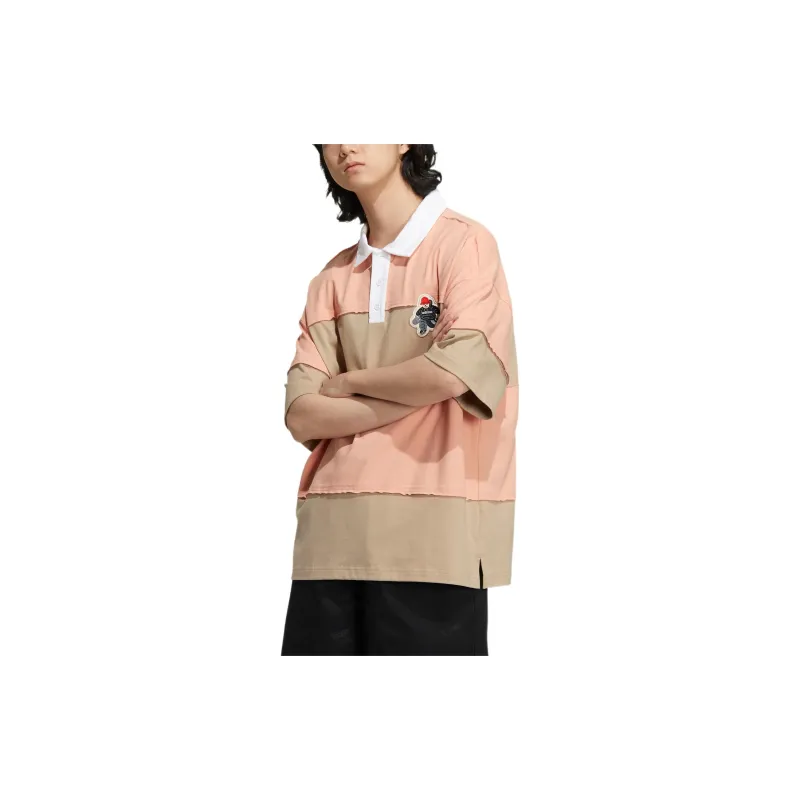 Adidas Originals CHARR MORITA Polo Shirts Unisex Pink-1