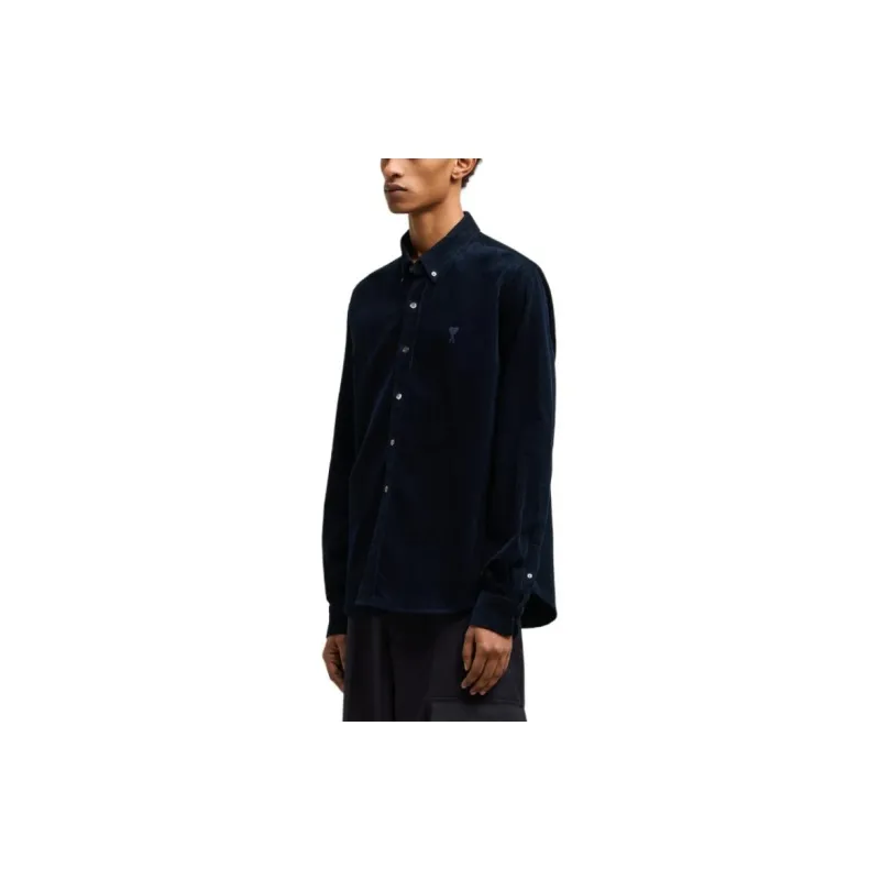 AMIPARIS Paris Long-Sleeved Buttoned Shirt-3