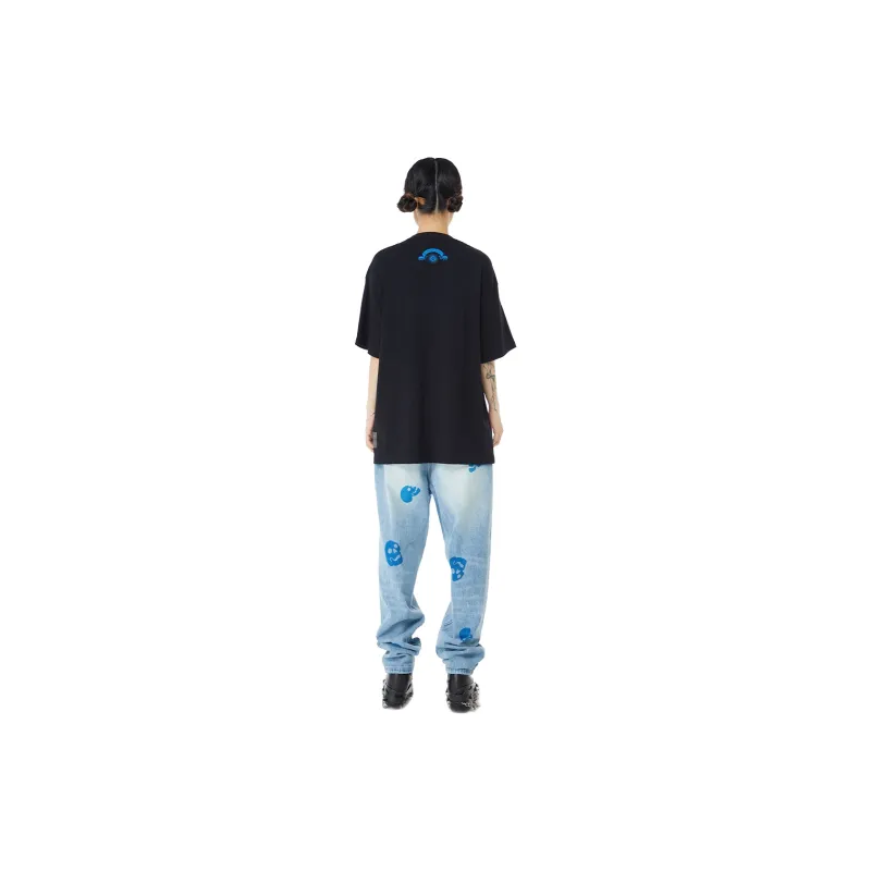 HUMNAT SS22 Straight Thin Jeans Unisex Dodger Blue-2