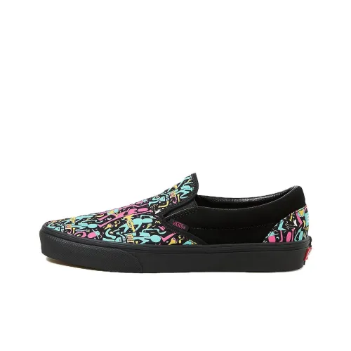 Vans Slip-on Anti-Slip Wear-Resistant Low-Top Skateboard Shoes Unisex Black