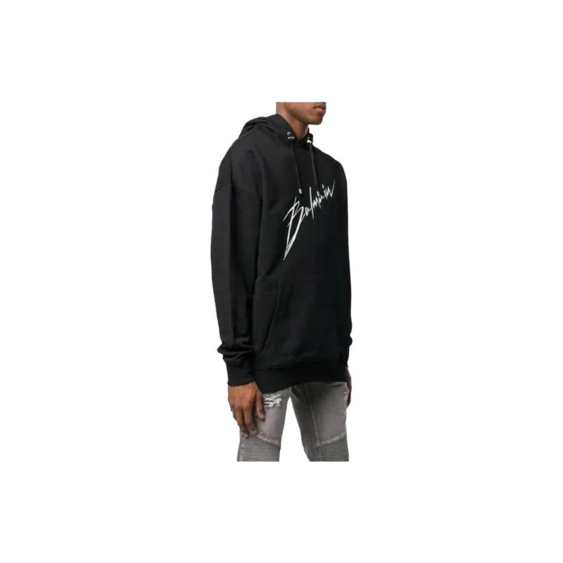 BALMAIN Sweatshirts Men Black-2