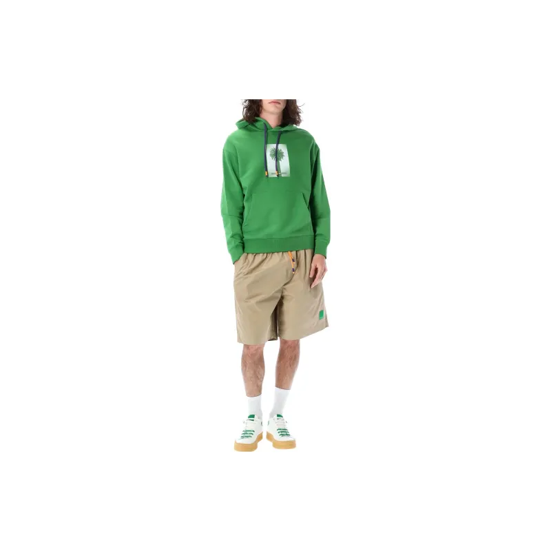 EMPORIO ARMANI Graphic Printed Drawstring Hoodie-2