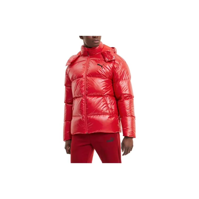 PUMA PANTS EMBOSSED Down Jackets Men Bright Red-3
