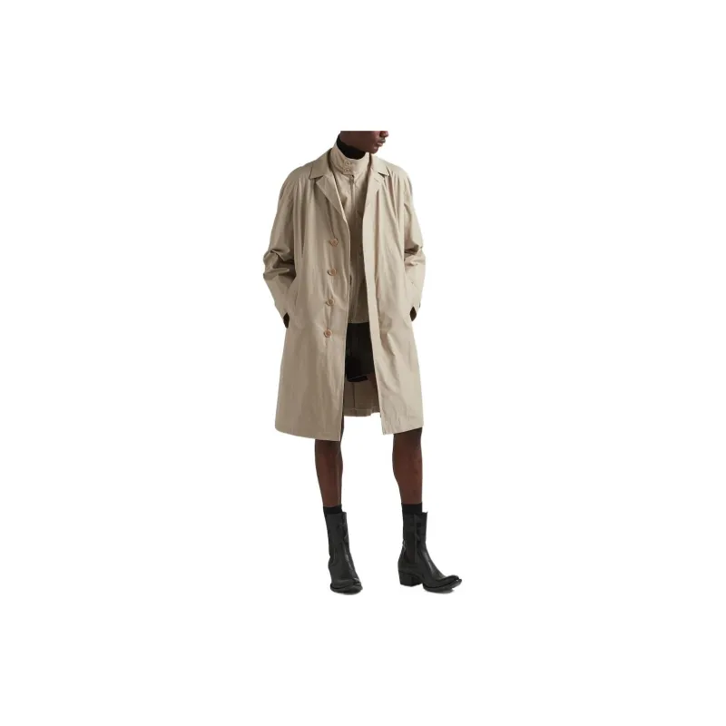 PRADA Long Sleeved Belted Coat-1