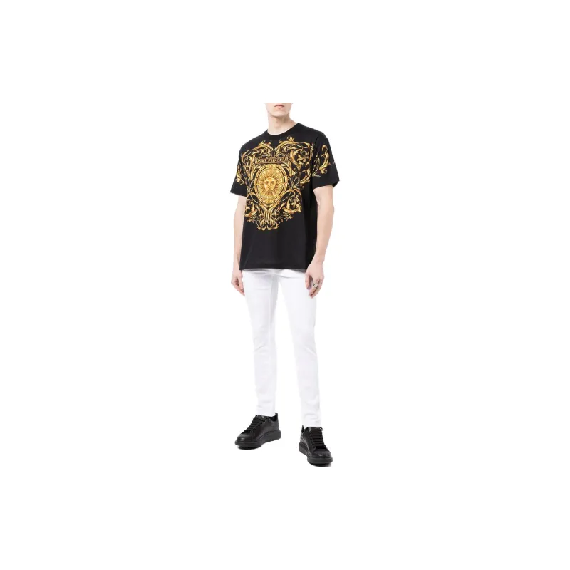 VERSACE JEANS COUTURE T-Shirts Men Black-2