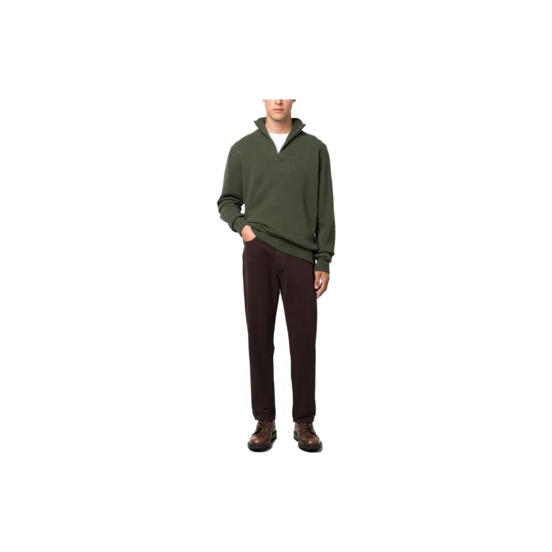 BARBOUR Half-zip Wool Jumper-1