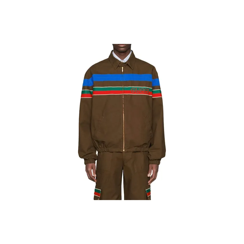 GUCCI Jackets Coats Men's Caramel-2