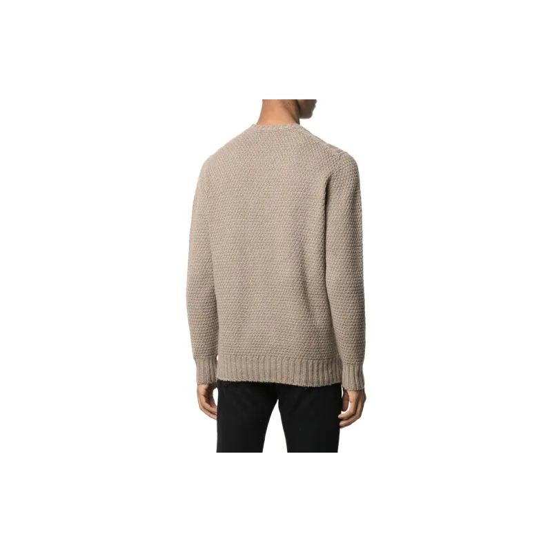 Drumohr Roll-neck Aran-knit Jumper-2