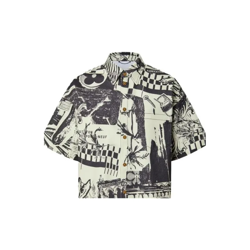 LOUIS VUITTON SS23 Shirt Men's Ivory White-3