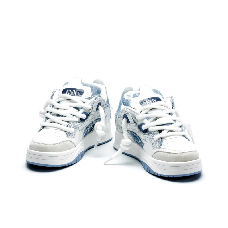 KUX Coverage Anti-Slip And Wear-Resistant Low-Top Skateboard Shoes Unisex-2