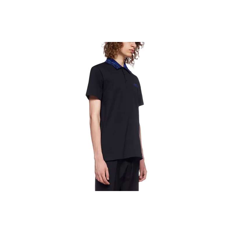 VERSACE Polo Shirts Men Black-3