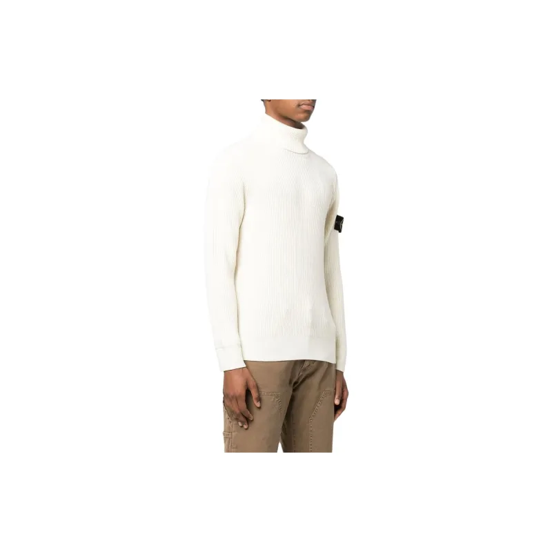 STONE ISLAND Compass Patch Roll Neck Jumper-2