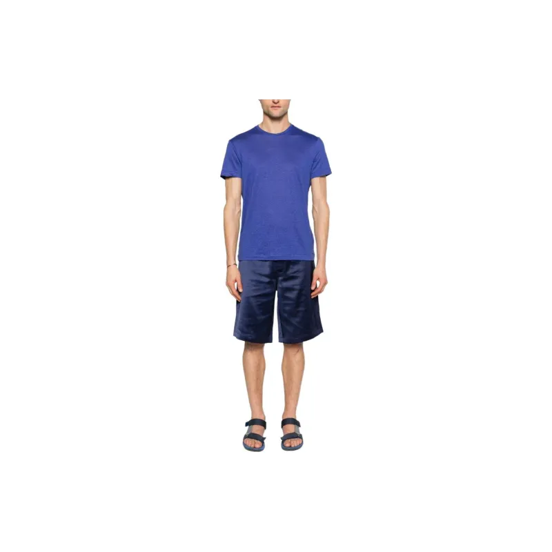 Majestic Filatures Mélange Linen-blend T-shirt-1