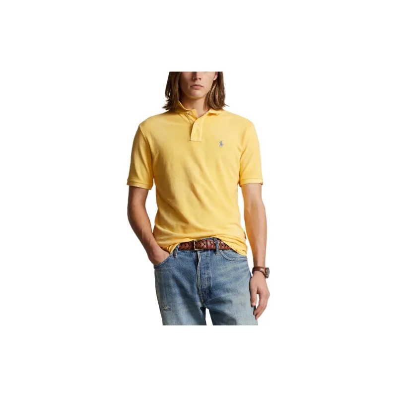 Polo Ralph Lauren SS24 Polo Shirt Men's Yellow-1