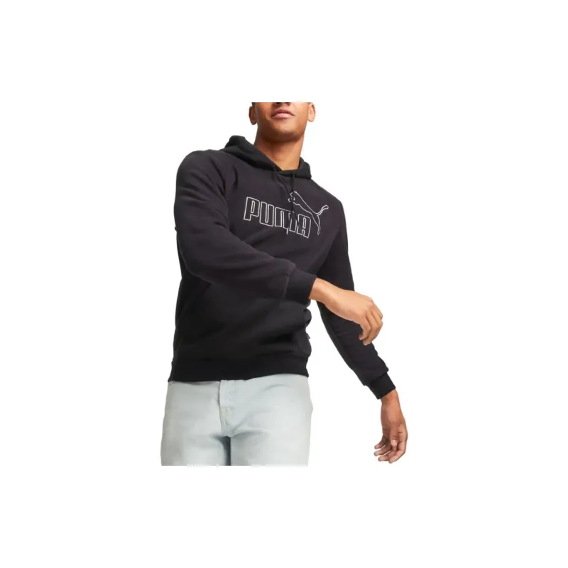 PUMA Sudadera De Tejido Polar Con Capucha Para Hombre Essentials-3