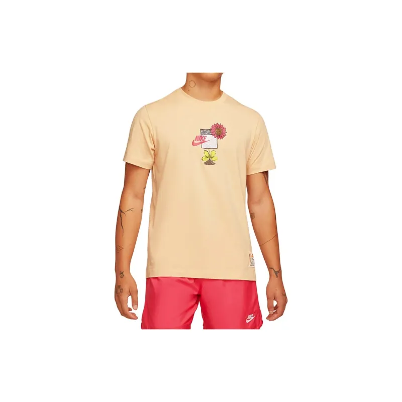 Nike T Shirts Men Flesh-2